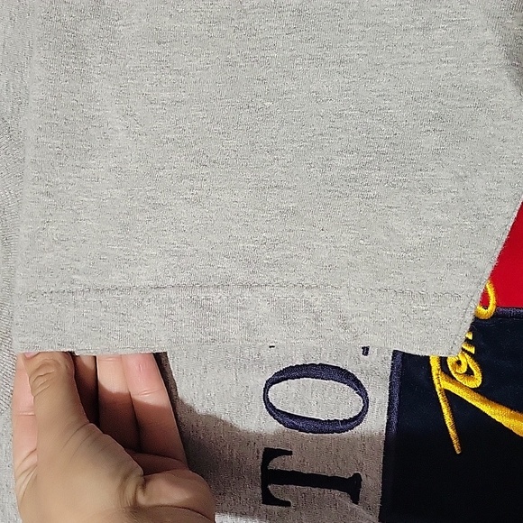 VTG TOMMY SPORTS AMERICA VELVET SHIRT 90S Y2K LARGE TOMMY SPORT LARGE - Picture 10 of 11